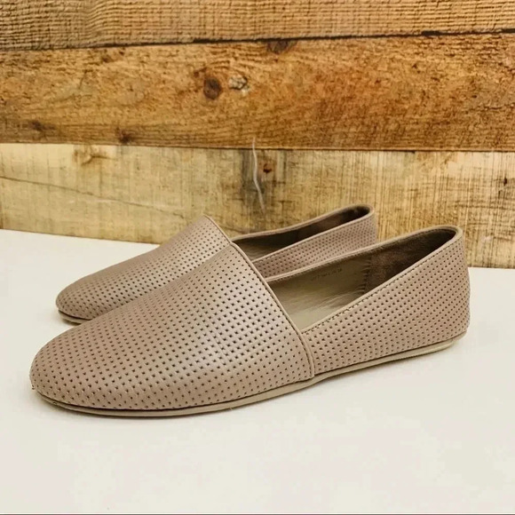 Vince Perforated Leather Loafers - Picture 2 of 8
